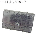 【春の大感謝祭 30％OFF】ボッテガ ヴェネタ BOTTEGA VENETA キーケース 5連キーケース レディース メンズ ブラック ゴールド レザー 【ボッテガ・ヴェネタ】 P909 【中古】