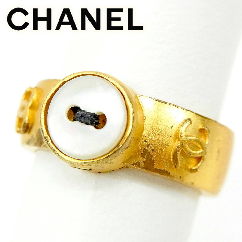 【スプリングセール30％OFF】シャネル CHANEL 指輪 リング レディース 13号 ゴールド 【シャネル】 T9474 【中古】