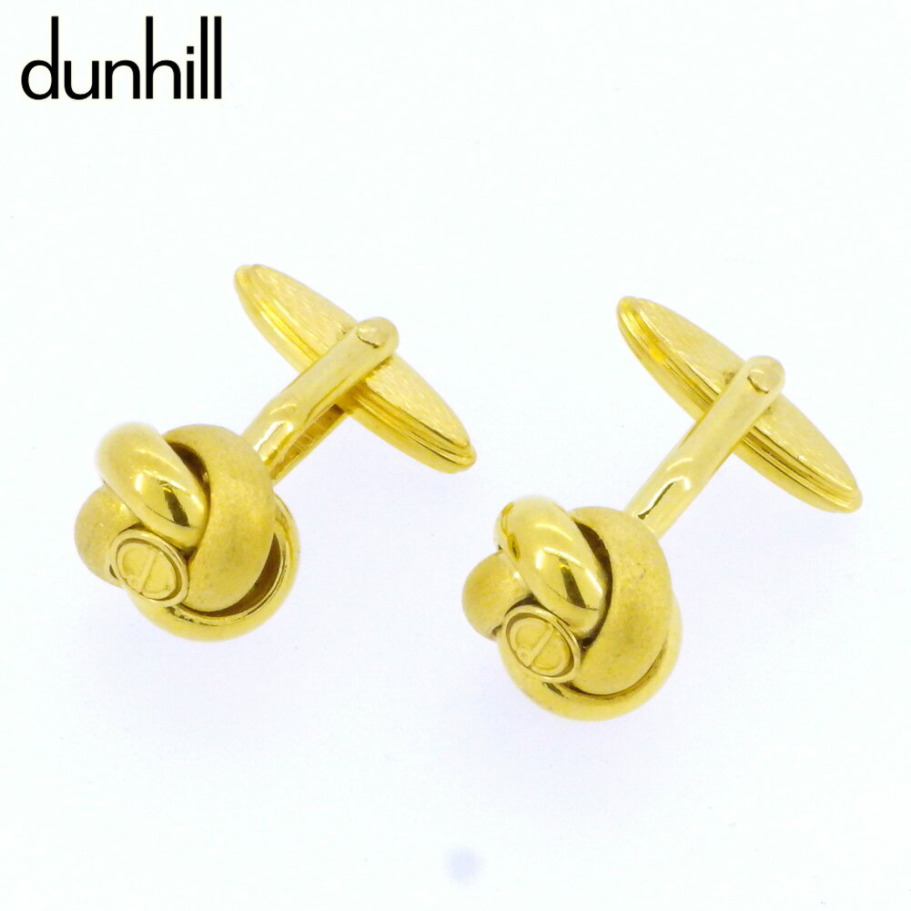 【楽天スーパーSALE 最大50%OFF】ダンヒル dunhill カフス カフリンクス メンズ ツイスト スウィヴル式 ゴールド ゴールド金具 【ダンヒル】 ...