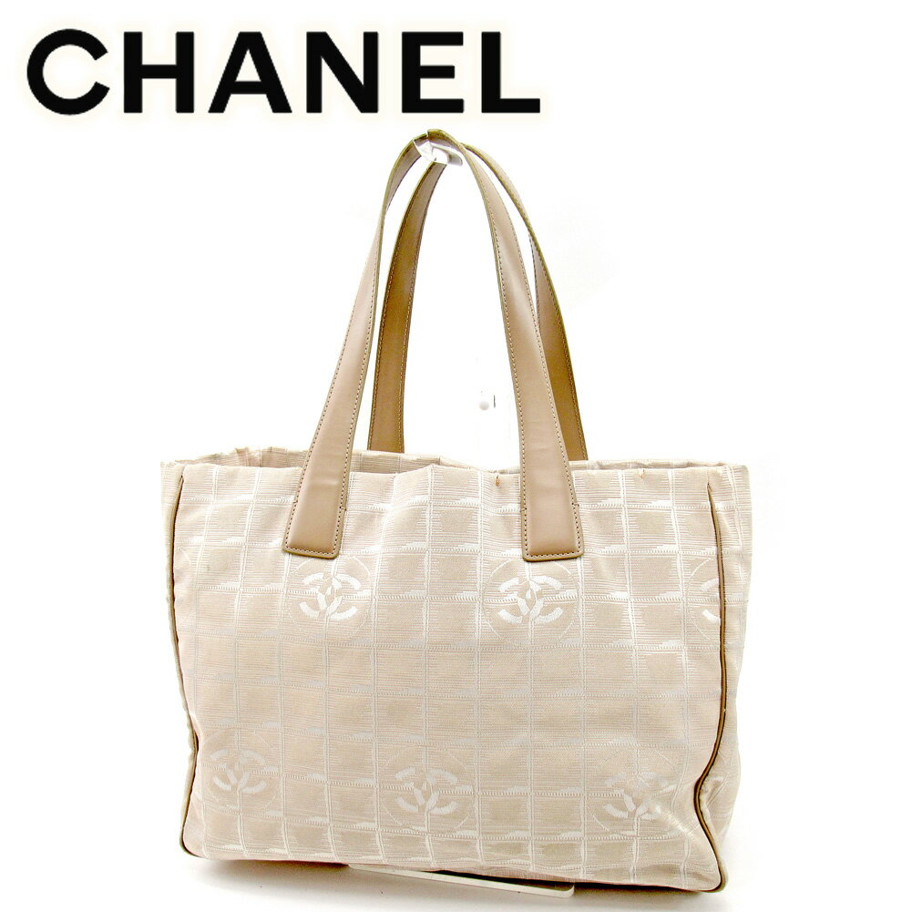 【スプリングセール30％OFF】シャネル CHANEL トートバッグ バック ワンショルダー ニュートラベルライントートMM ニュートラベルライン レディース メンズ ベージュ A15991クリスマス プレゼント バック 収納 兼用 【シャネル】 T9807 【中古】