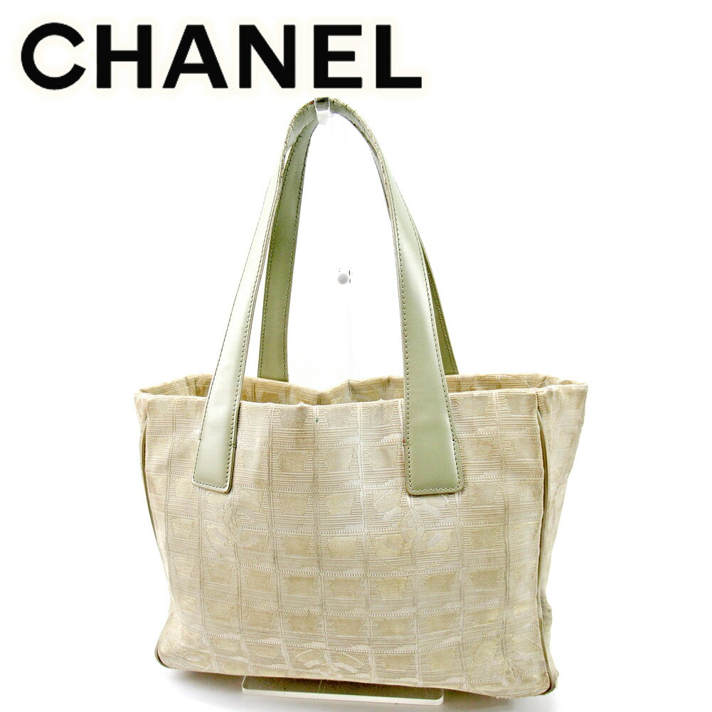 【冬のTHEセール 30%OFF】【中古】 シャネル CHANEL トートバッグ ショルダーバッグ ニュートラベルライントートPM ニュートラベルライン レディース メンズ ベージュ A20457クリスマス プレゼント バック 人気 収納 在庫一掃 1点物 兼用 【シャネル】 T9838