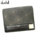 【春の大感謝祭 30％OFF】ダンヒル コインケース ケース 小銭入れ ブラウン PVC×レザー dunhill 【ダンヒル】 f1493s 【中古】