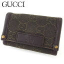 【春の大感謝祭 30％OFF】グッチ キーケース 6連キーケース レディース メンズ GG柄 ブラウン キャンバス×レザー GUCCI 【グッチ】 I598 【中古】