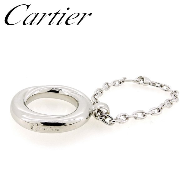 【スプリングセール30％OFF】カルティエ Cartier キーホルダー チャーム レディース メンズ シルバー シルバー金具 【カルティエ】 T9433 【中古】