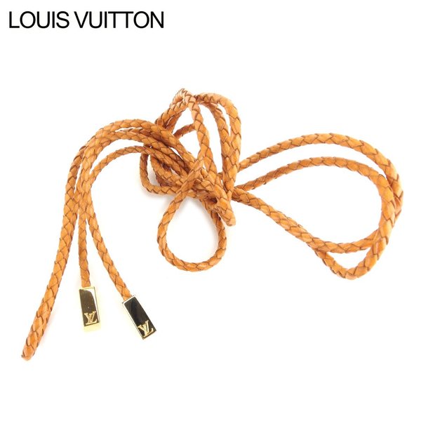 【スプリングセール30％OFF】ルイ ヴィトン Louis Vuitton ベルト レディース サンチュールVVNトレセ ベージュ ゴールド レザー×ゴールド金具 【ルイ・ヴィトン】 T9641 【中古】