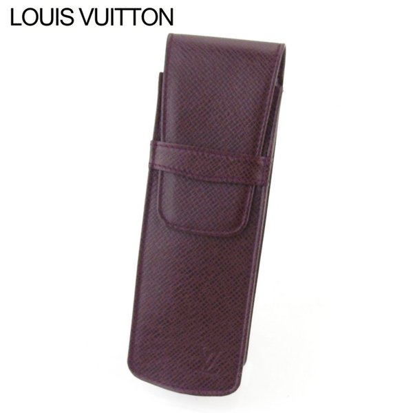 【スプリングセール30％OFF】ルイ ヴィトン ペンケース レディース メンズ タイガ ボルドー レザー LOUIS VUITTON 【ルイ・ヴィトン】 T17864 【中古】