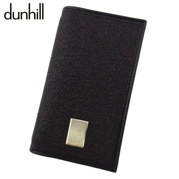 【スプリングセール30％OFF】【中古】 ダンヒル キーケース 6連キーケース メンズ サイドカー ブラウン シルバー PVC×レザー dunhill T19457