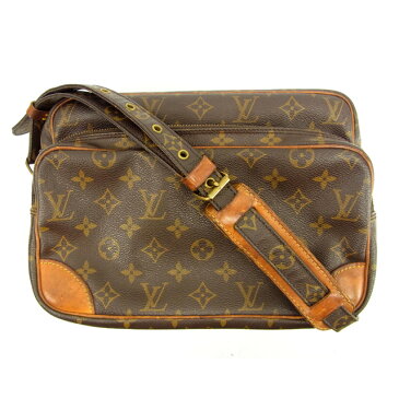 【中古】 ルイヴィトン LOUIS VUITTON ショルダーバッグ 斜めがけショルダー ナイル モノグラム レディース メンズ ブラウン M45244クリスマス プレゼント バック ブランド 人気 収納 在庫一掃 1点物 兼用 男性 女性 良品 夏 T14523