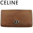 【スプリングセール】【中古】 セリーヌ 二つ折り 財布 長財布 メンズ可 ライトブラウン スエード CELINE T22170