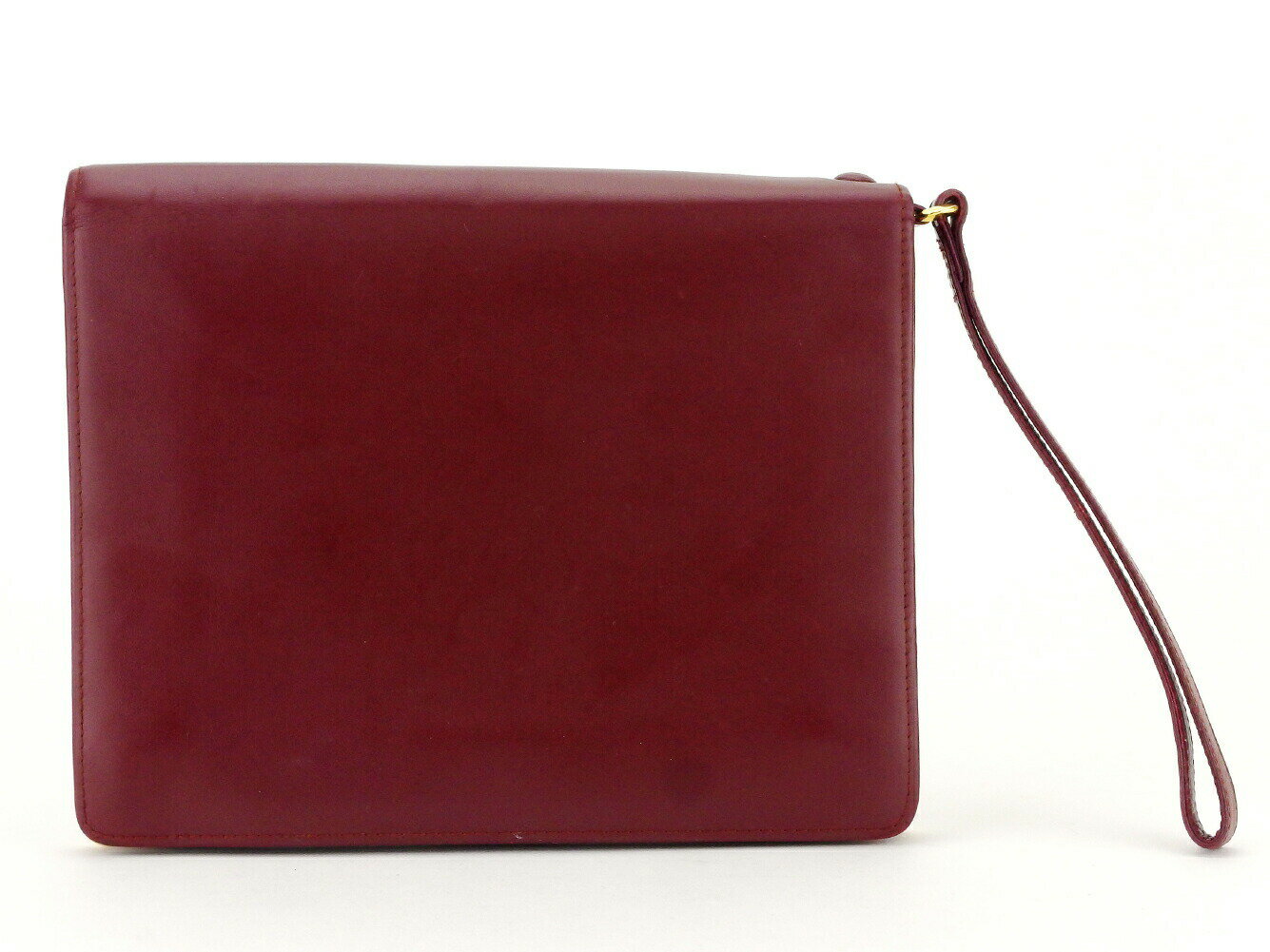 【ブラックフライデー21％OFFクーポン】カルティエ CARTIER クラッチバッグ マストライン ボルドー ゴ..