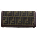 【秋Sale】フェンディ FENDI 長財布 ズッカ ブラック ベージュ ブラウン レディース 中古(4)