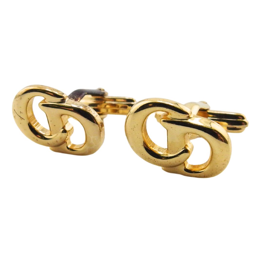 【楽天スーパーSALE★最大50%OFF】ディオール Dior カフス ゴールド レディース 中古 ブランド ハイブランド ヴィンテージ