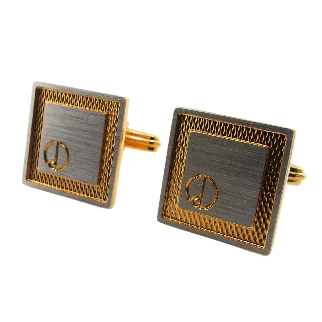 【楽天スーパーSALE★最大50%OFF】ダンヒル Dunhill カフス シルバー×ゴールド レディース 中古 ブランド ハイブランド ヴィンテージ