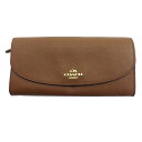 【秋Sale】コーチ COACH 長財布 ブラウン×ゴールド レディース 中古(4)