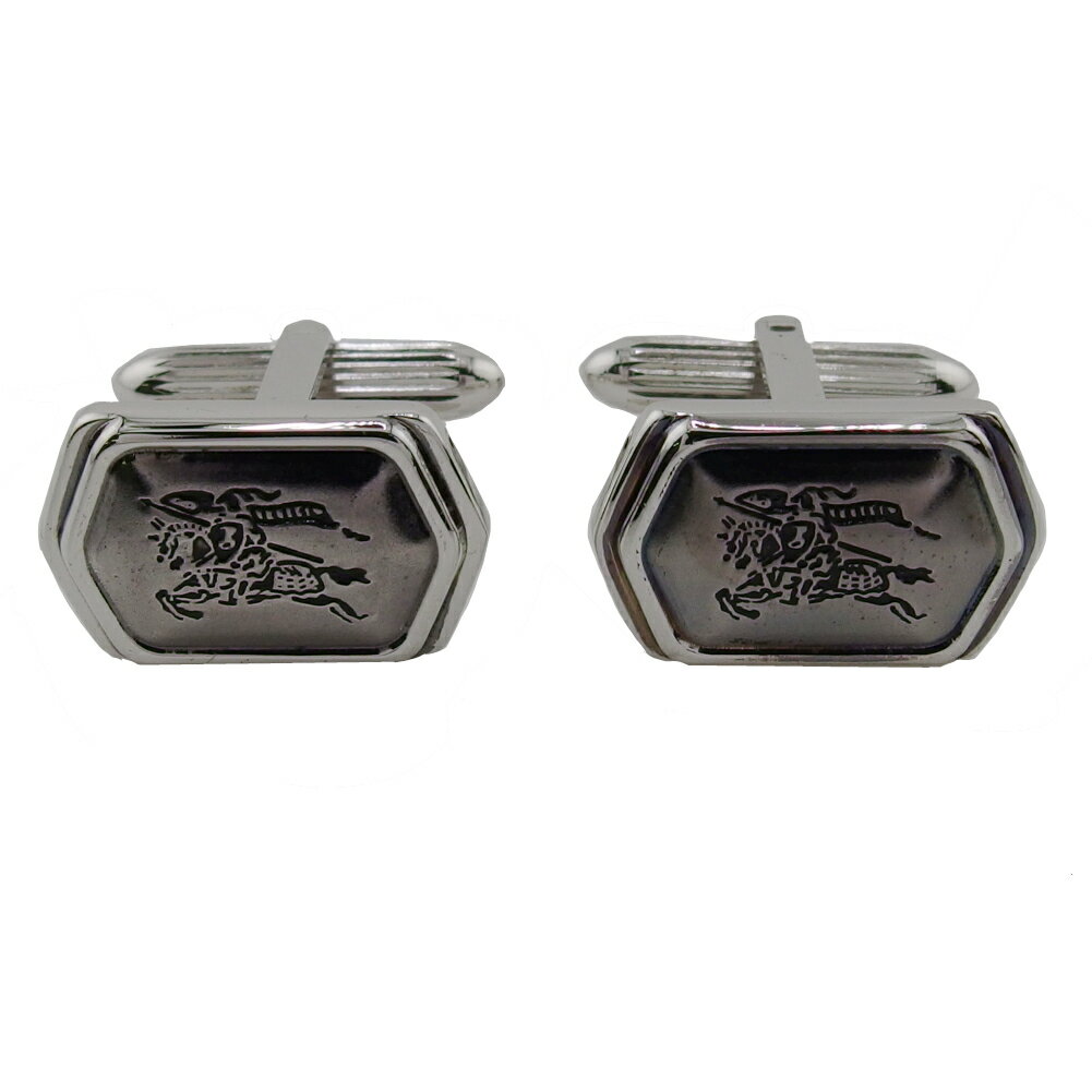 【楽天スーパーSALE★最大50%OFF】バーバリー BURBERRY カフス シルバーグレー レディース 中古 ブランド ハイブランド ヴィンテージ