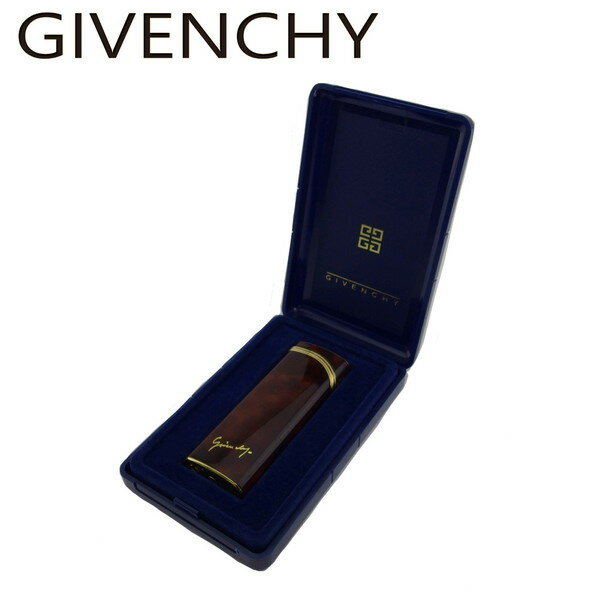 【楽天スーパーSALE★最大50%OFF】ジバンシィ GIVENCHY ライター ブラウン×ゴールド レディース 中古 ブランド ハイブランド ヴィンテージ