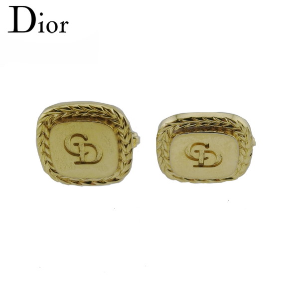 【ブラックフライデー30%OFFクーポン】ディオール Dior カフス スウィヴル式 ゴールド レディース 中古 ブランド ハイブランド ヴィンテージ