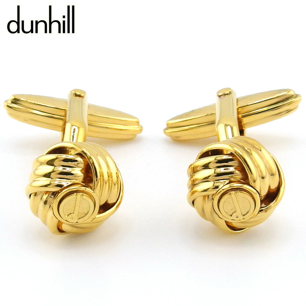 【楽天スーパーSALE★最大50%OFF】ダンヒル Dunhill カフス dマーク スウィヴル式 ゴールド レディース 中古 ブランド ハイブランド ヴィンテ...