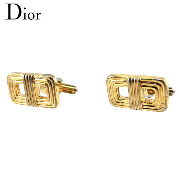 【楽天スーパーSALE★最大50%OFF】ディオール Dior カフス ゴールド レディース 中古 ブランド ハイブランド ヴィンテージ