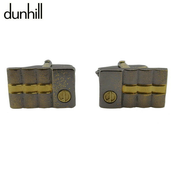 【楽天スーパーSALE★最大50%OFF】ダンヒル Dunhill カフス シルバー×ゴールド レディース 中古 ブランド ハイブランド ヴィンテージ