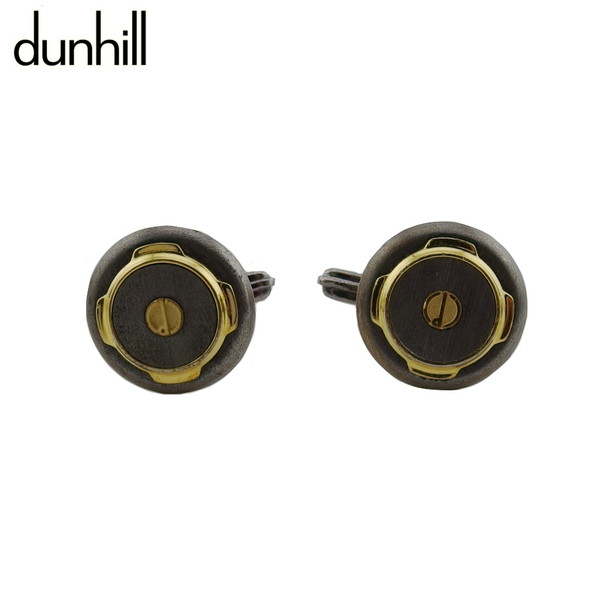 【楽天スーパーSALE★最大50%OFF】ダンヒル Dunhill カフス シルバー×ゴールド レディース 中古 ブランド ハイブランド ヴィンテージ