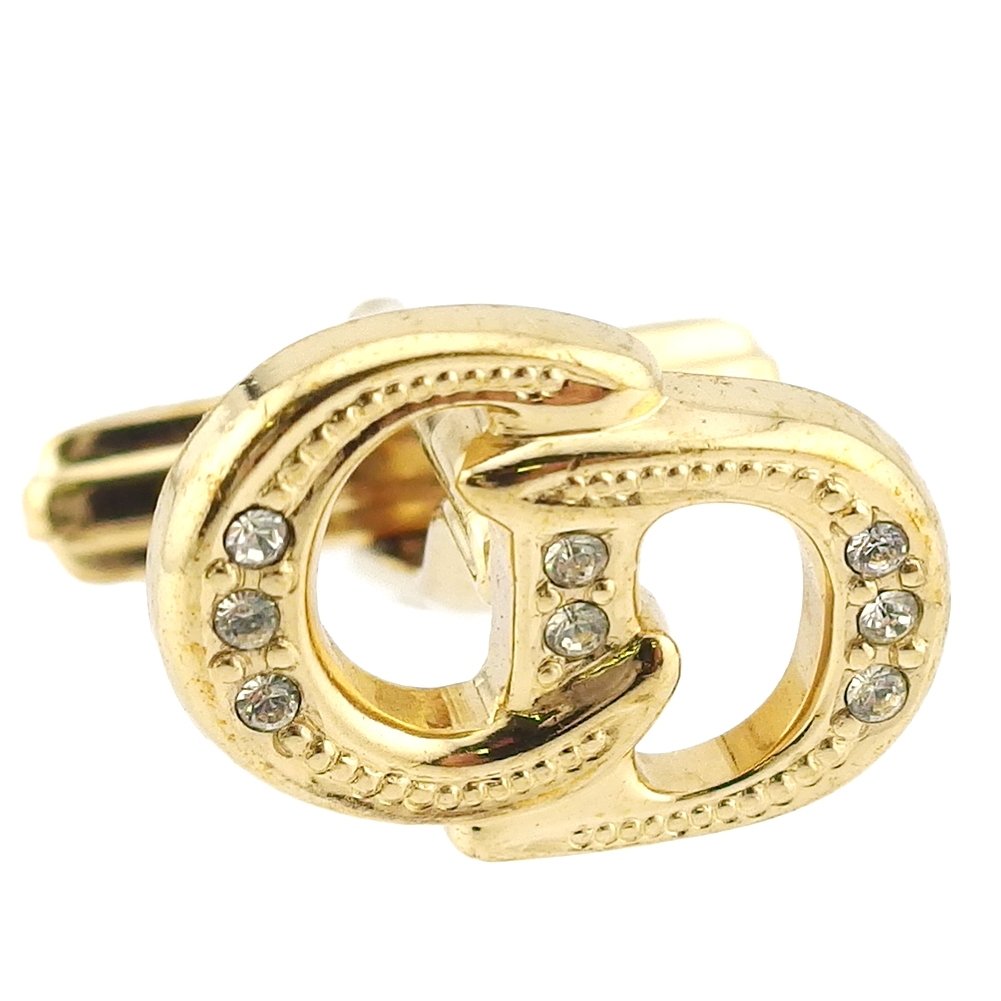 【楽天スーパーSALE★最大50%OFF】クリスチャンディオール カフス ラインストーン レディース 中古 Christian Dior ブランド ハイブランド...