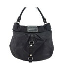 【秋Sale】マークバイマークジェイコブス ショルダーバッグ ロゴプレート WORKWEAR グレー 灰色 レディース 中古 MARC BY MARC JACOBS