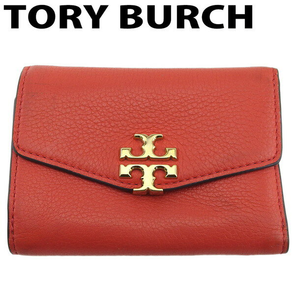 【ブラックフライデー30%OFFクーポン】トリーバーチ Tory Burch 三つ折り財布 KIRA LAVA メンズ 中古 ブランド ハイブランド ヴィンテー...