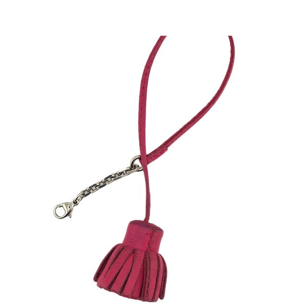 【楽天スーパーSALE★最大50%OFF】エルメス チャーム カルメンチータ ミニタッセル ローズアザレ ピンク レディース 中古 HERMES ブランド ハイ...