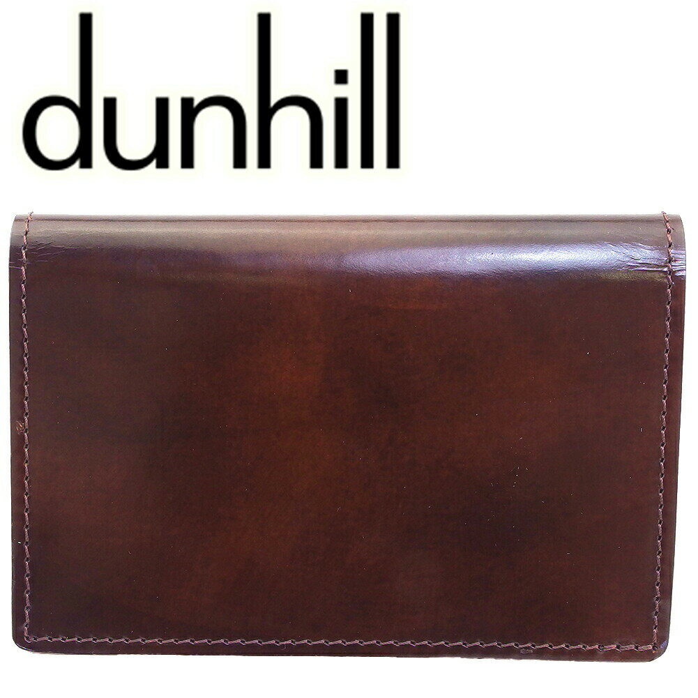 【dunhill 】名刺入れ ダークブラウン レザー 二つ折り 未使用品 楽天市場】dunhill 名刺入れ ダークブラウンの通販