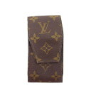 【秋Sale】ルイ・ヴィトン シガレットケース モノグラム エテュイシガレット ブラウン レディース 中古 LOUIS VUITTON