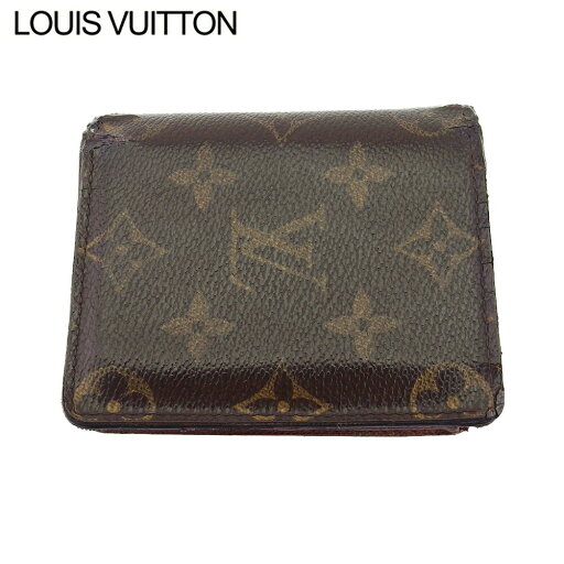 ルイ・ヴィトン LOUIS VUITTON 二つ折り財布 モノグラム ポルトフォイユマジェラン ブラウン ベージュ メンズ 中古 ルイ・ヴィトン LOUIS VUITTON 二つ折り財布 モノグラム ポルトフォイユマジェラン ブラウン ベージュ メンズ 中古