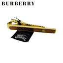 バーバリー BURBERRY タイピン ホースマーク 乗馬マーク ワニロ式 ゴールド ピンク メンズ 中古