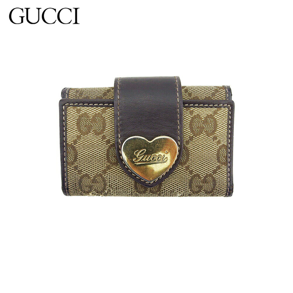 GUCCI ハート キーケース★GGキャンバス★ブラウン 楽天市場】gucci キーケース ハート ggキャンバスの通販