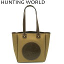 ハンティングワールド HUNTING WORLD トートバッグ サファリトゥデイ カーキ ブラウン レディース 中古