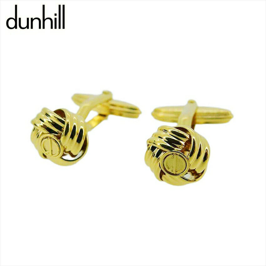 【ブラックフライデー30%OFFクーポン】ダンヒル Dunhill カフス dマーク スウィヴル式 ゴールド レディース 中古 ブランド ハイブランド ヴィンテ...