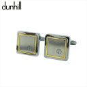 ダンヒル Dunhill カフス dマーク スウィヴル式 シルバー ブラック ゴールド レディース 中古