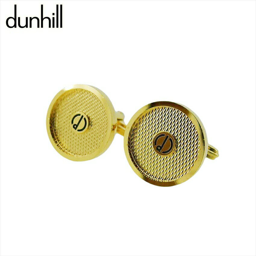 【ブラックフライデー30%OFFクーポン】ダンヒル Dunhill カフス dマーク スウィヴル式 ゴールド ブラック レディース 中古 ブランド ハイブランド...