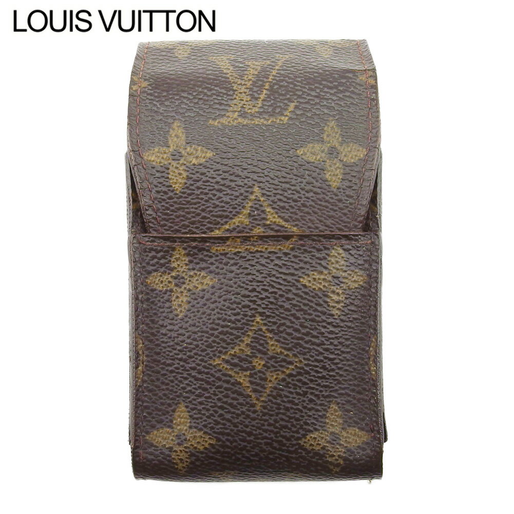 【楽天スーパーSALE★最大50%OFF】ルイ・ヴィトン LOUIS VUITTON シガレットケース モノグラム エテュイシガレット ブラウン ベージュ レデ...