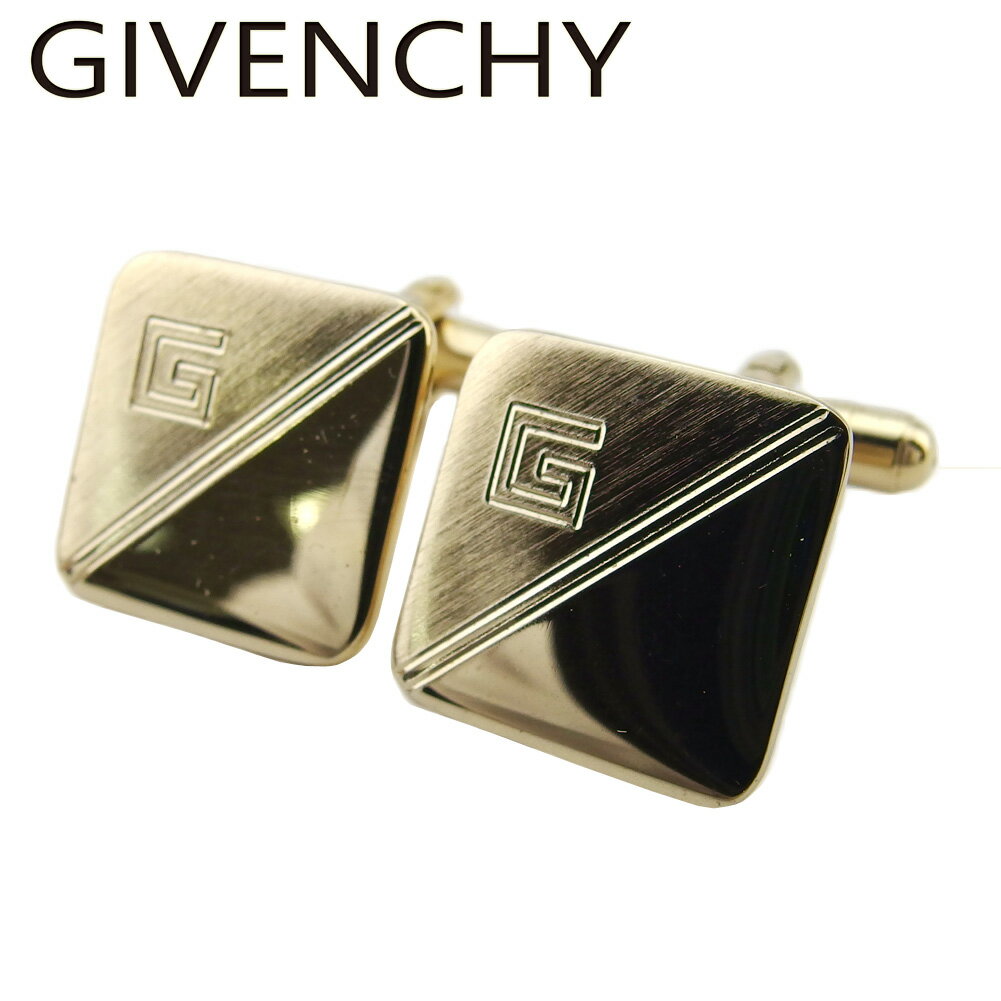 【楽天スーパーSALE★最大50%OFF】ジバンシィ GIVENCHY カフス Gマーク スウィヴル式 ゴールド レディース 中古 ブランド ハイブランド ヴィ...