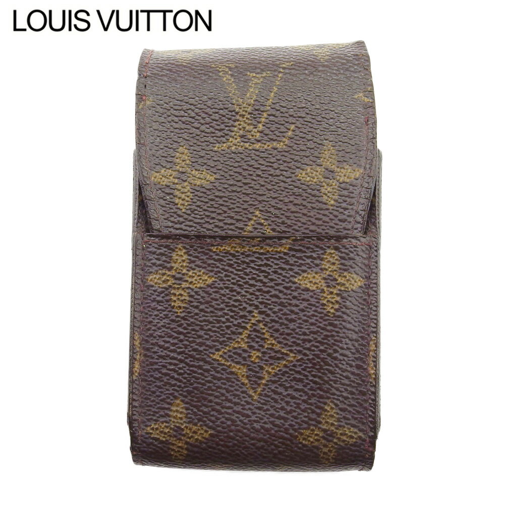 【楽天スーパーSALE★最大50%OFF】ルイ・ヴィトン LOUIS VUITTON シガレットケース モノグラム エテュイシガレット ブラウン ベージュ レデ...