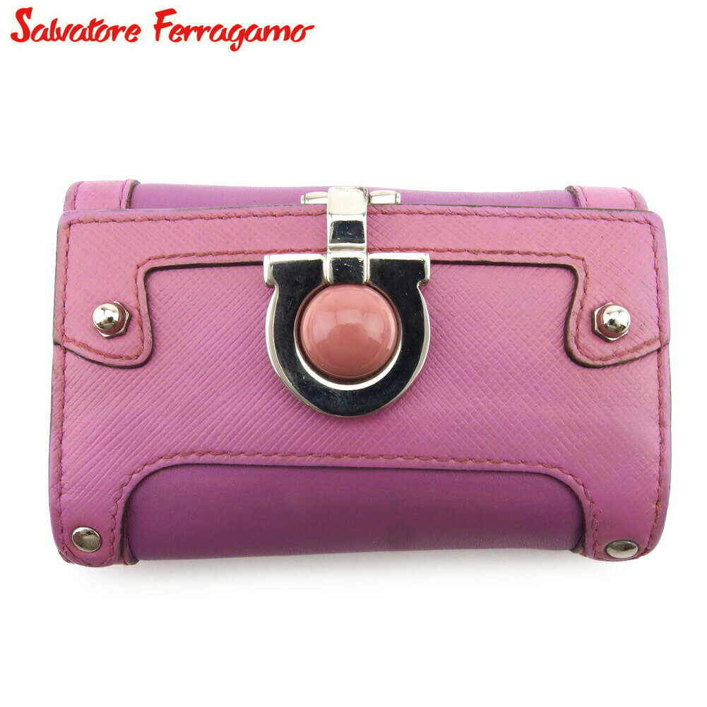 Salvatore Ferragamo ピンク レザー キーケース 楽天市場】フェラガモ キーケース ピンクの通販