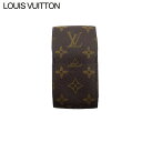 ルイ・ヴィトン LOUIS VUITTON シガレットケース モノグラム エテュイシガレット ブラウン ベージュ ゴールド メンズ 中古