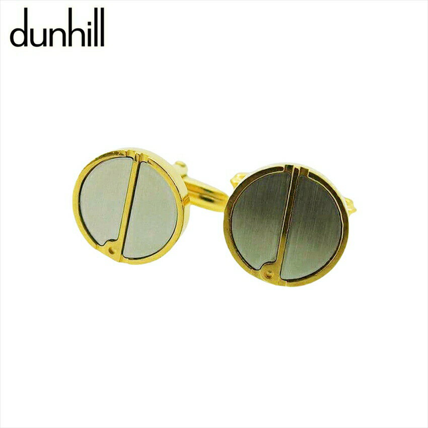 【楽天スーパーSALE★最大50%OFF】ダンヒル Dunhill カフス dマーク スウィヴル式 ゴールド シルバー レディース 中古 ブランド ハイブランド...