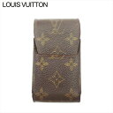 ルイ・ヴィトン LOUIS VUITTON シガレットケース モノグラム エテュイシガレット ブラウン メンズ 中古