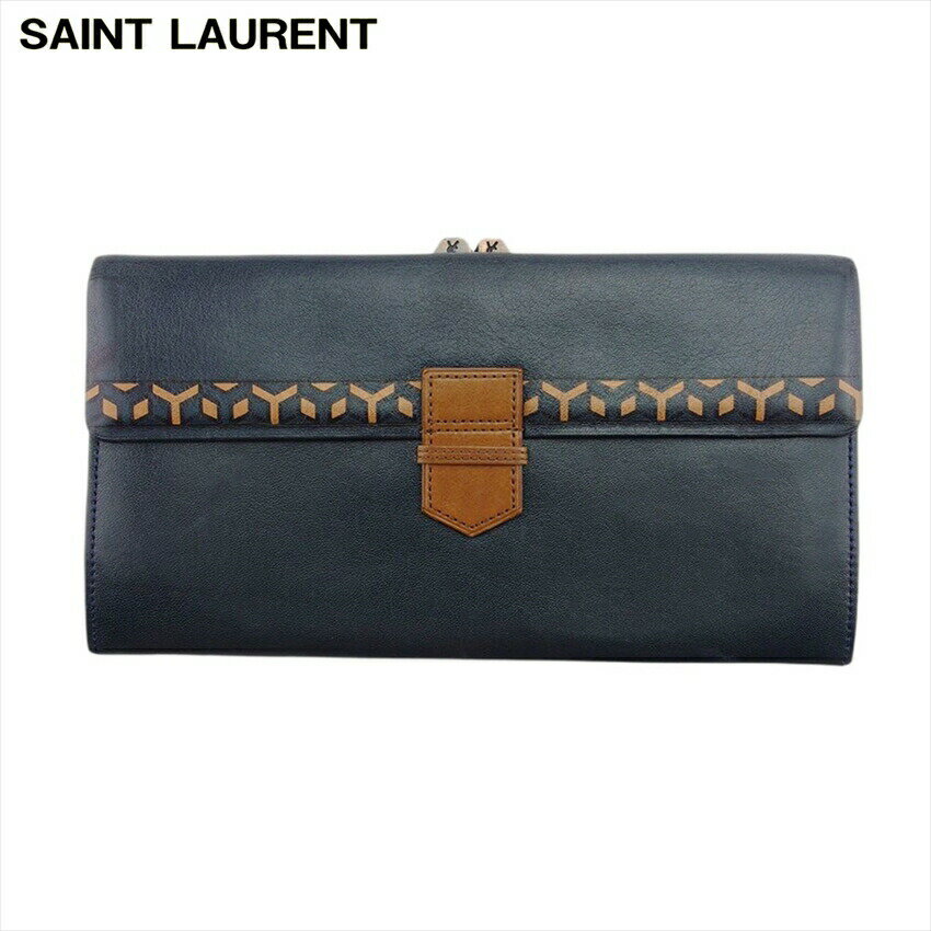 YSL ブラウンレザー 二つ折り財布 YSL ブラウンレザー 二つ折り財布 楽天市場】イブサンローラン