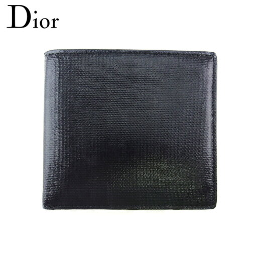 ディオール・オム DIOR HOMME 札入れ トロッター ブラック レディース 中古 ディオール・オム DIOR HOMME 札入れ トロッター ブラック レディース 中古