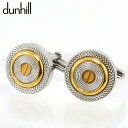 ダンヒル Dunhill カフス dマーク スウィヴル式 シルバー ゴールド レディース 中古