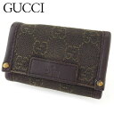 グッチ GUCCI キーケース GG柄 ブラウン レディース 中古