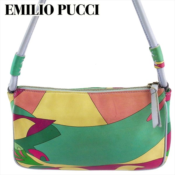 送料関税込み☆PUCCI ロゴ ショルダーバッグ 楽天市場】エミリオプッチ(ショルダーバッグ・メッセンジャー